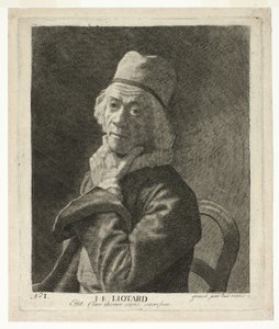 Das kleine Selbstporträt von Jean-Étienne Liotard