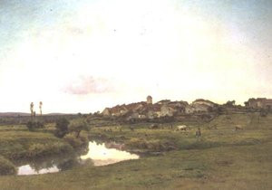Saone ved Lironcourt, Vosges av Jean F. Monchablon