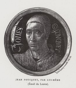 Selvportrett av den franske maleren Jean Foucquet fra 1400-tallet av Jean Fouquet