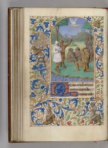Bebudelsen til hyrdenes timebok, 1450-1499 av Jean Fouquet