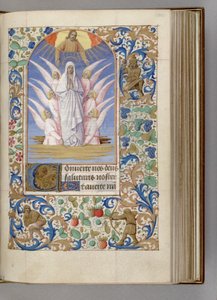 The Assumption of the Virgin Book of Hours, 1450-1499 av Jean Fouquet