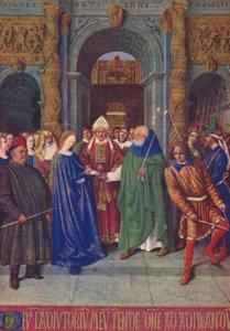 The Marriage of the Virgin, c1455, 1939 av Jean Fouquet