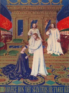 The Virgins Coronation, c1455, 1939 av Jean Fouquet