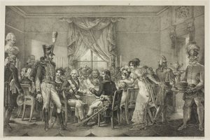 Napoleon ved Storhertugpalasset i Firenze, plate tretten fra Napoleons politiske og militære liv