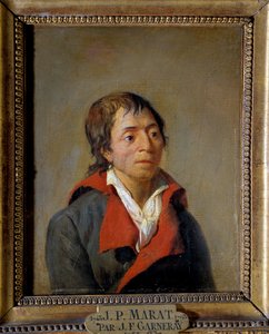Portrett av Jean-Paul Marat (1743-1793), lege, grunnlegger av L