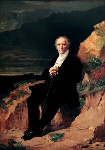Portrett av den franske økonomen og filosofen Charles Fourier (1772-1837) Maleri av Jean Gigoux (1806-1894) Besancon fra 1800-tallet, Musee Historique du Palais Granvelle - Portrett av den franske filosofen og økonomen Charles Fourier (17372-178372). Pai