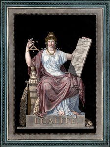 Likhet - gravering av Jean Francois (Jean-Francois) Janinet (1752-1814) - Allegorie de l