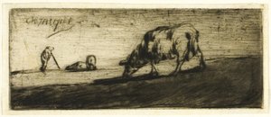 En sau på beite av Jean Francois Millet
