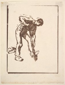 Digger, 1863. av Jean Francois Millet