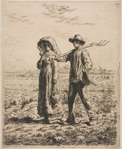 Skal på jobb av Jean Francois Millet