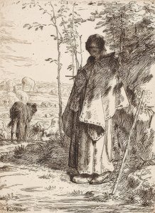 La Grande Bergère (Hyrdinnen). 1862 av Jean Francois Millet
