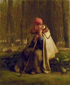 Sittende gjeterinne, ca. 1852