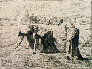 The Gleaners, 1855 av Jean Francois Millet