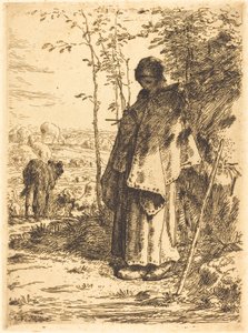 Den store gjeterinnen (La grande bergere) av Jean Francois Millet