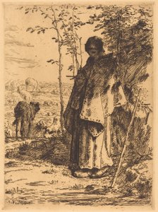 Den store gjeterinnen (La grande bergere) av Jean Francois Millet