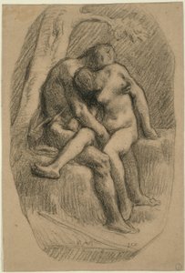 The Lovers av Jean Francois Millet