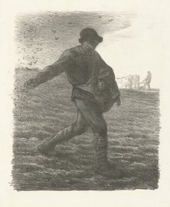 Såmannen, 1851 av Jean Francois Millet