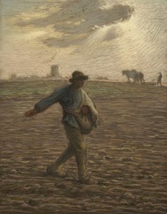 Såmannen, ca. 1865 av Jean Francois Millet