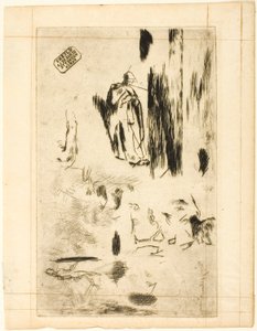 Ulike skisser av Jean Francois Millet