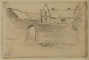 Utsikt over et slott av Jean Francois Millet