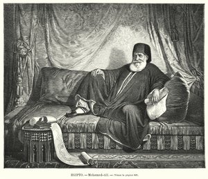Muhammad Ali, osmansk visekonge av Egypt (litho)