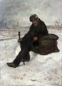 En filosof, Cheminot i snøen av Jean Francois Raffaelli