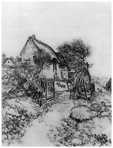 La Chaumiere, c1870-1920 1924 av Jean Francois Raffaelli