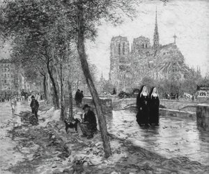 Vår Frue av Paris, 189095. av Jean Francois Raffaelli