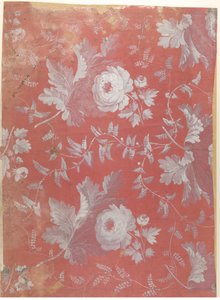 Design for mønstret silke, ca. 1780-1825. av Jean François Bony.
