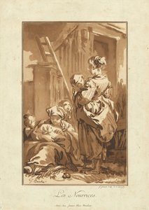 Sykepleierne av Jean François Janinet after François Boucher