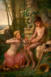 Vår (Daphnis og Chloë) av Jean Francois Millet
