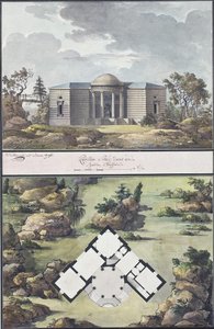Paviljong i den engelske hagen, 1795
