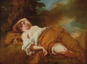 Sovende Harvester av Jean François de Troy