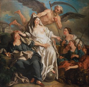 Tid som avslører sannheten, 1733 av Jean François de Troy