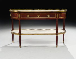 Louis XVI skjenkkonsoll av Jean Frederic Birckel