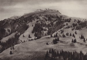 Hotell Rigi Kulm (s/hvitt bilde) av Jean Gaberell