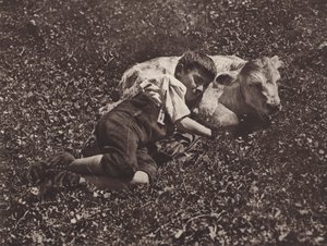 Sveits: Siesta (s/hvitt bilde) av Jean Gaberell