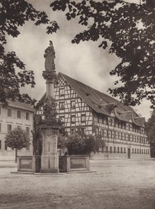 Sveits: Winterthur, den gamle kasernen (s/hvitt-bilde)