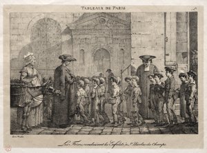 Scenes of Paris: The Brothers Conducting the Children til St. Nicholas of the Fields
