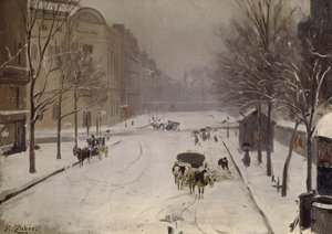 Rennes Raspail Crossroads, ca. 1889 av Jean Henri Zuber