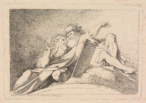 De to profetene av Jean Honoré Fragonard after Annibale Carracci
