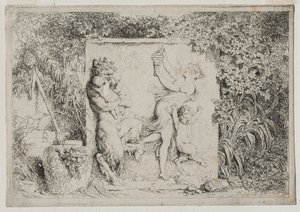 Bacchanless: Setterens dans av Jean Honore Fragonard