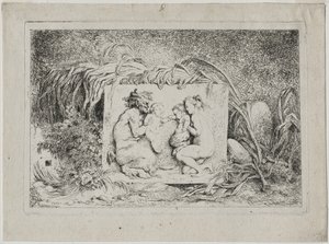Bacchanales: Satyrfamilien av Jean Honore Fragonard
