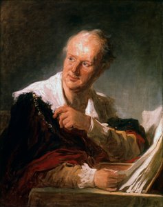 Denis Diderot , fransk mann av bokstaver fra 1700-tallet og leksikon, c1755-1784 av Jean Honore Fragonard