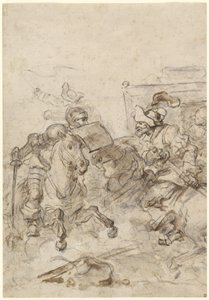 Don Quijote angriper Biscaya av Jean Honore Fragonard