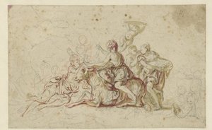 Europa kidnappet av Jupiter i skikkelse av en okse av Jean Honore Fragonard