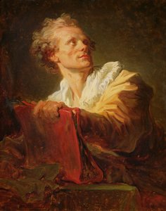 Portrett av en ung kunstner, antatt å være Jacques-Andre Naigeon (1738-1810)