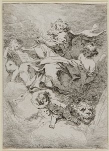 Sankt Markus av Jean Honore Fragonard