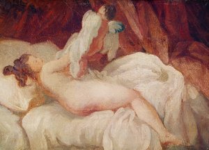 Das Ausziehen der Bluse