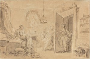 Soverommet av Jean Honore Fragonard